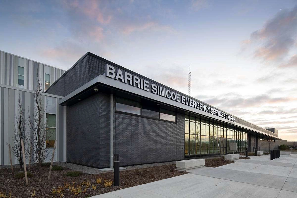The barrie emergency services architecture and design is stunning!
