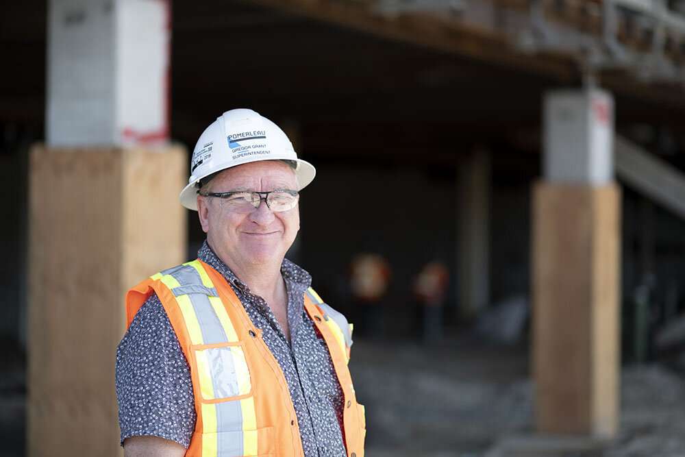 A construction superintendent on the job site. ©robert lowdon