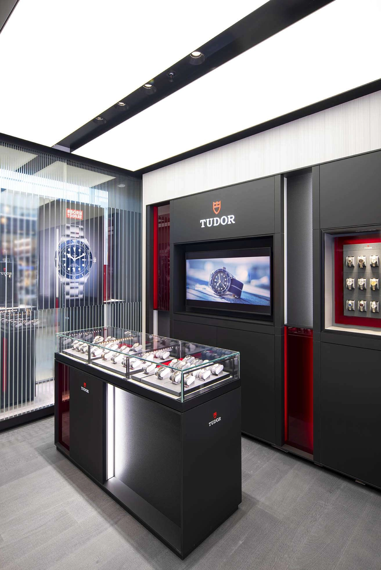 Architectural photography for a watch store