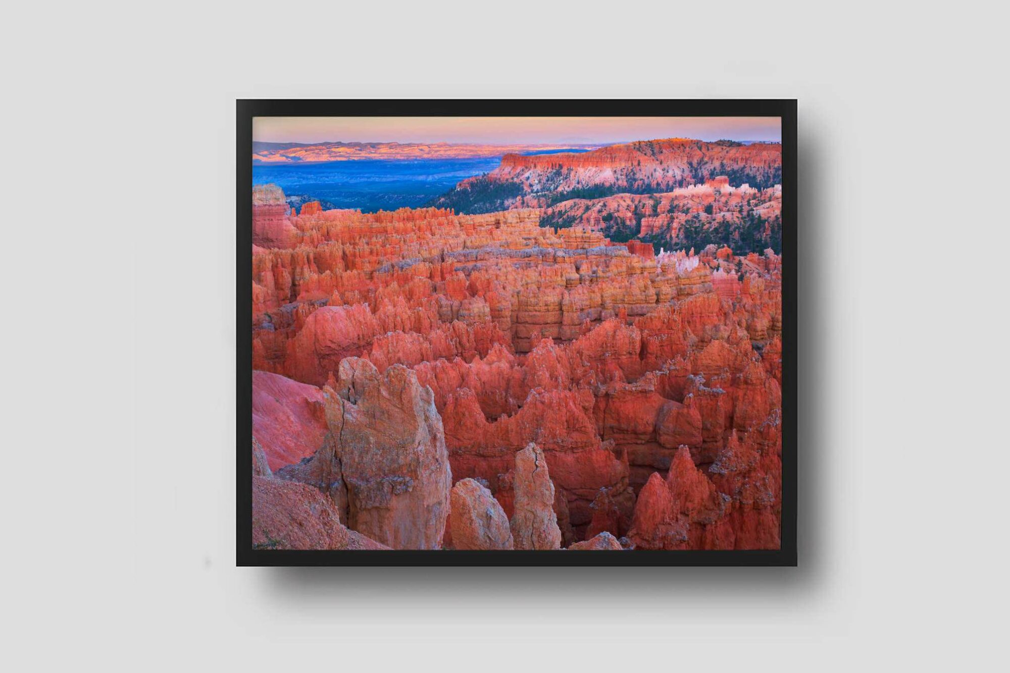 Framed photo of bryce canyon