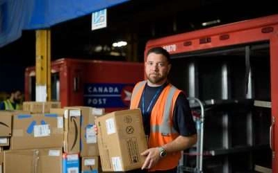 Logistics photography for the members of the canadian union of postal workers