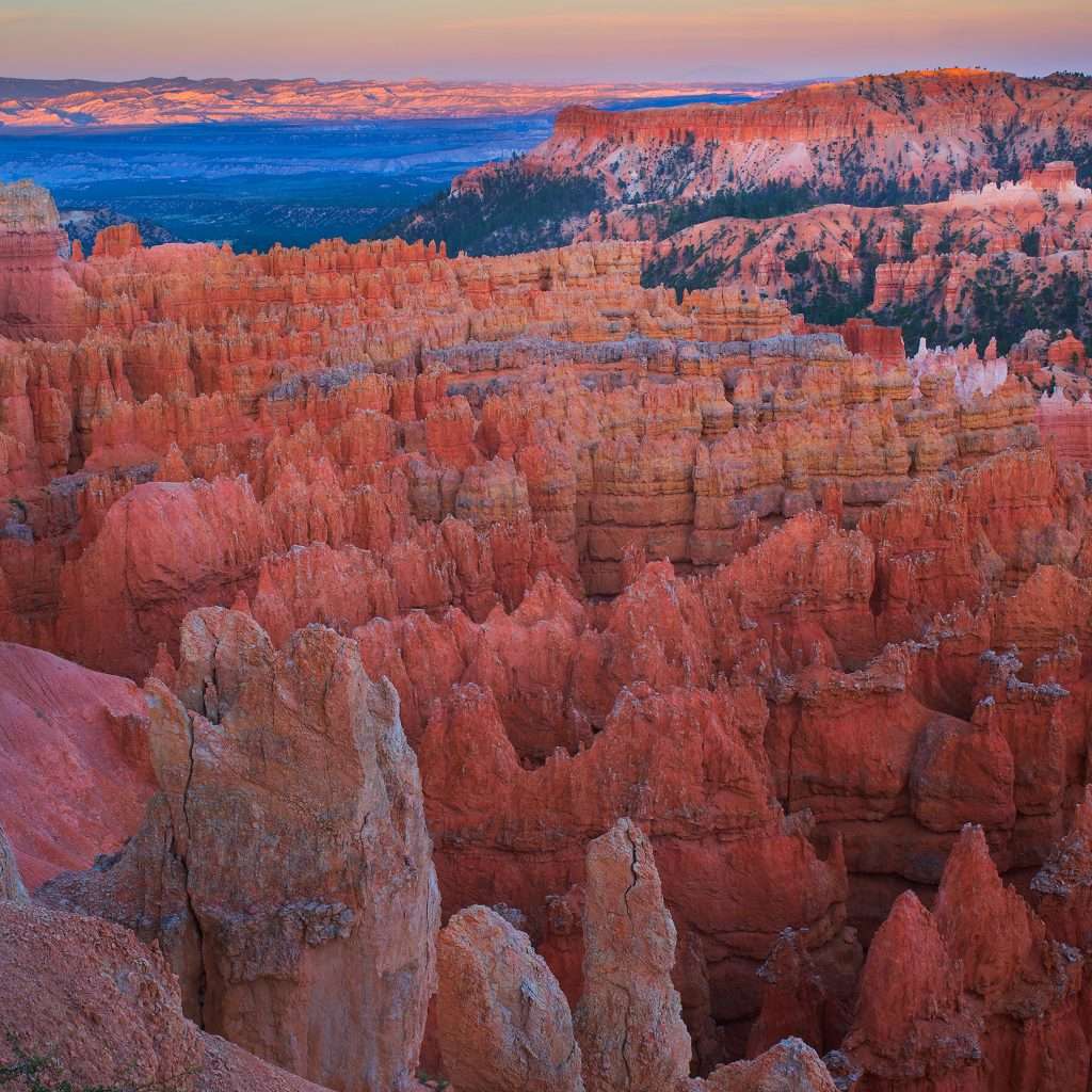 A view of bryce canyon national park in utah