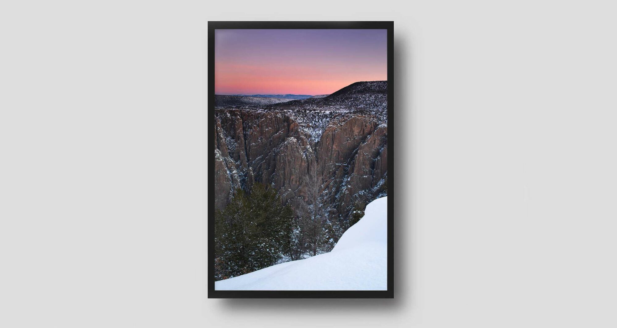 Black-canyon-of-the-gunneson-in-framed. Jpg