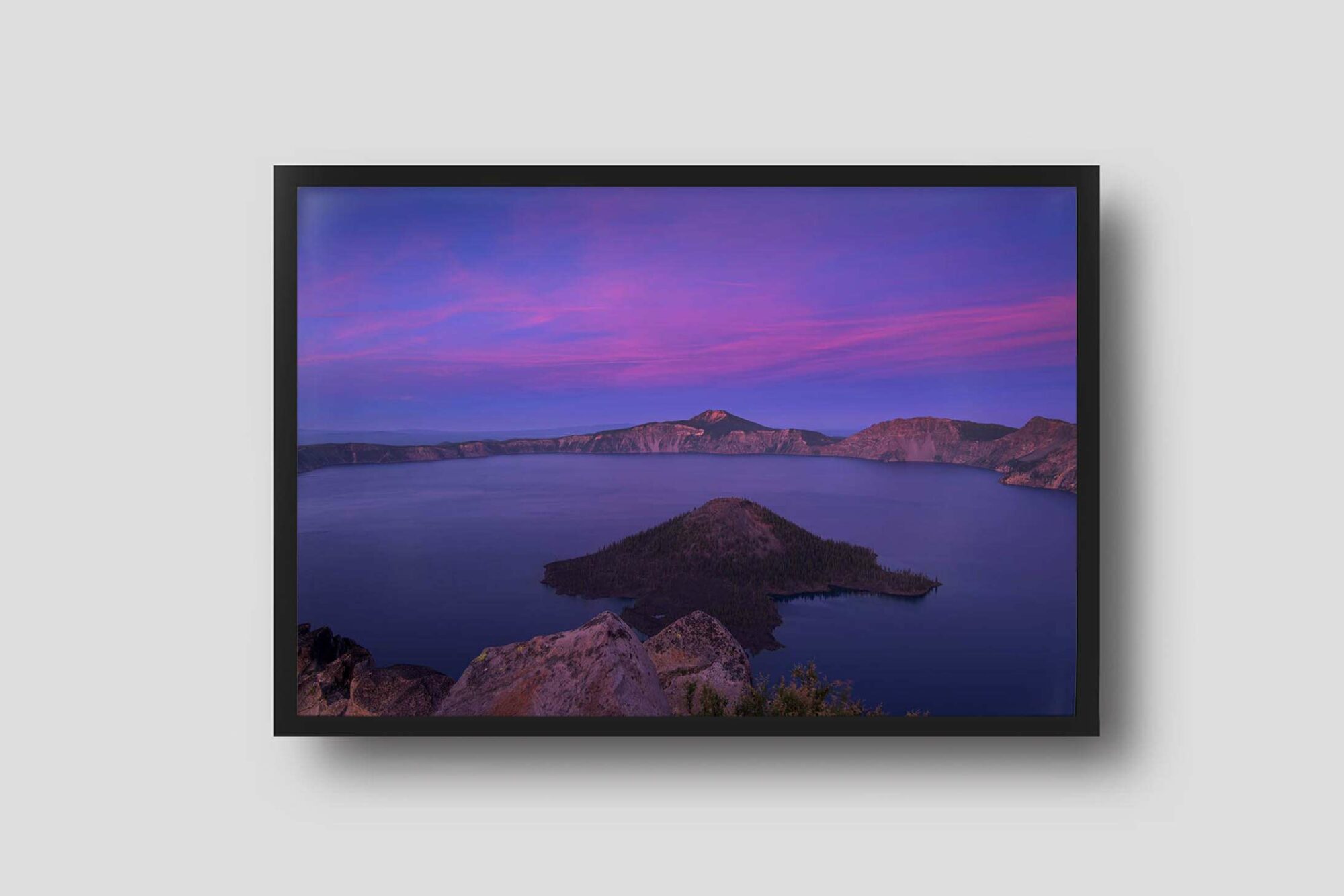 Crater-lake-photography-framed
