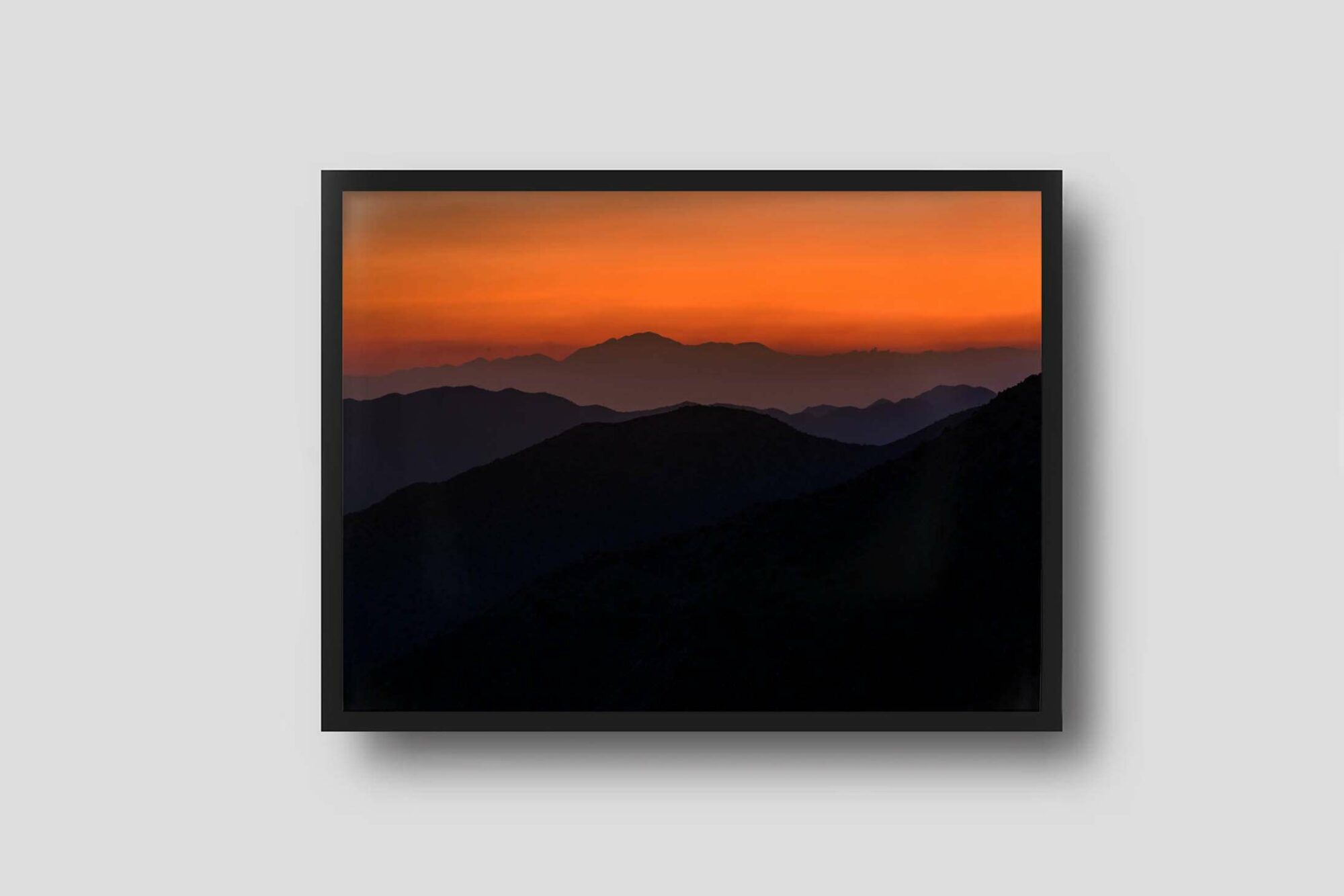 Sunset-over-san-jacinto-framed. Jpg