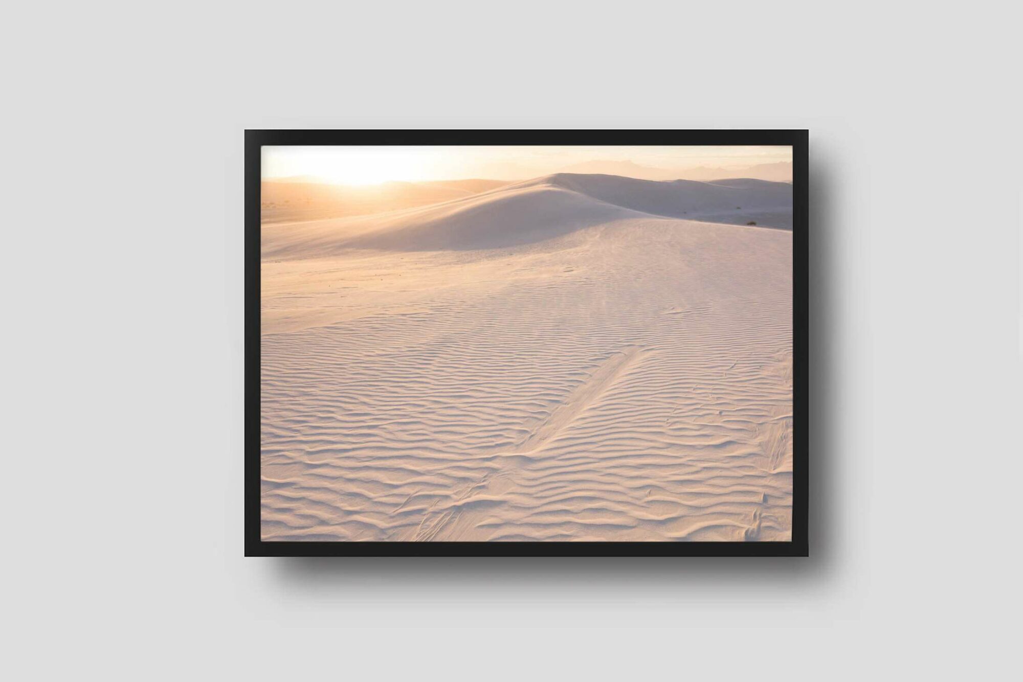 White-sands-framed-photo