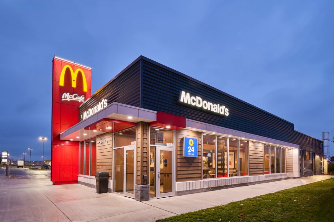 Architecture image of fast-food chain mcdonald's